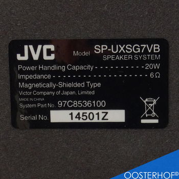 JVC Micro Component Audio System UX-SG6V + AB - 7