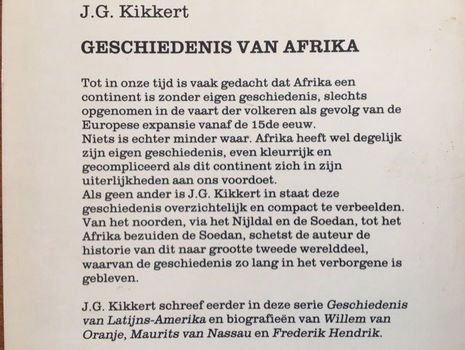 Geschiedenis van Afrika - Jan G. Kikkert - 1