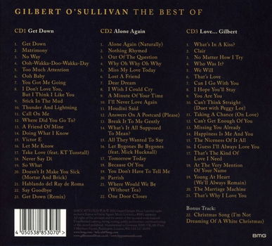 Gilbert O'Sullivan - The Best Of Gilbert O'Sullivan - 3 CDs - 1