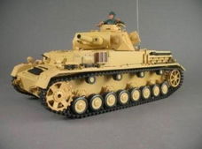 RC Dak panzer Kampfwagen 4 1:16 F1 rook en geluid grijs