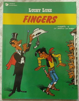 Strip Boek, Lucky Luke, Fingers, Nummer 23, Dargaud, 1983. - 0