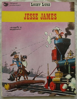 Strip Boek, Lucky Luke, Jesse James, Nummer 4, Dargaud, 1979. - 0