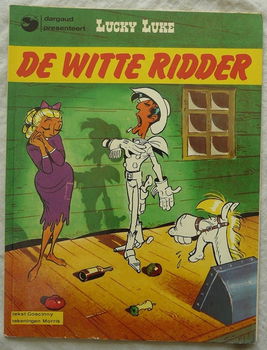 Strip Boek, Lucky Luke, De Witte Ridder, Nummer 12, Dargaud, 1976. - 0