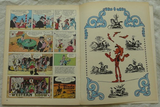 Strip Boek, Lucky Luke, Western Circus, Nummer 5, Dargaud, 1979. - 2