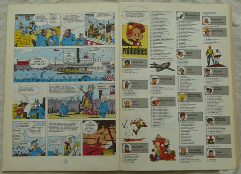 Strip Boek, Lucky Luke, Bootrace Op De Mississippi, Nummer 16, Dupuis, 1978. - 2