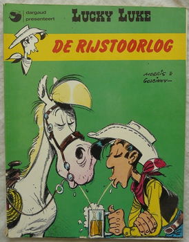 Strip Boek, Lucky Luke, De Rijstoorlog, Nummer 8, Dargaud, 1979. - 0