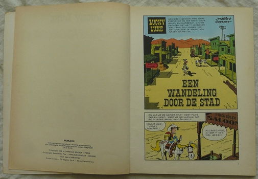 Strip Boek, Lucky Luke, De Rijstoorlog, Nummer 8, Dargaud, 1979. - 1