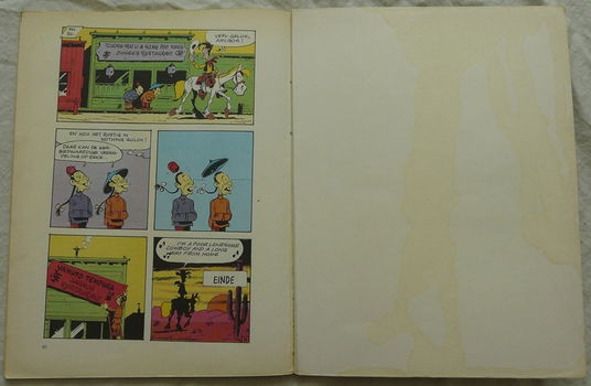 Strip Boek, Lucky Luke, De Rijstoorlog, Nummer 8, Dargaud, 1979. - 2