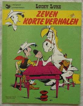 Strip Boek, Lucky Luke, Zeven Korte Verhalen, Nummer 15, Dargaud, 1978. - 0