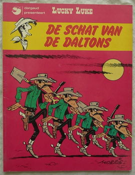 Strip Boek, Lucky Luke, De Schat Van De Daltons, Nummer 18, Dargaud, 1980. - 0