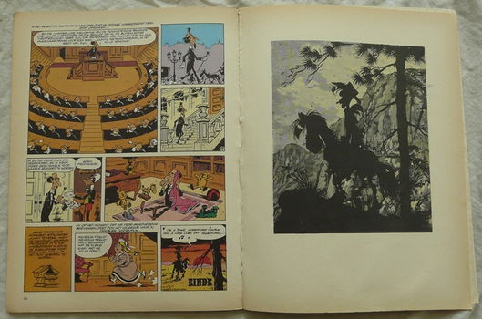 Strip Boek, Lucky Luke, De Genezing Van De Daltons, Nummer 13, Dargaud, 1980. - 2