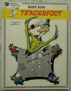 Strip Boek, Lucky Luke, Tenderfoot, Nummer 2, Dargaud, 1979.