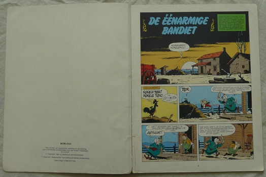 Strip Boek, Lucky Luke, De Eenarmige Bandiet, Nummer 20, Dargaud, 1981. - 1