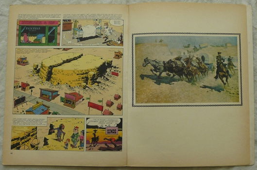 Strip Boek, Lucky Luke, Apache Canyon, Nummer 6, Dargaud, 1977. - 2