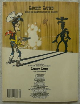 Strip Boek, Lucky Luke, Sarah Bernhardt, Nummer 21, Dargaud, 1982. - 3