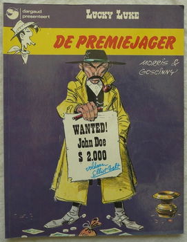 Strip Boek, Lucky Luke, De Premiejager, Nummer 9, Dargaud, 1982. - 0