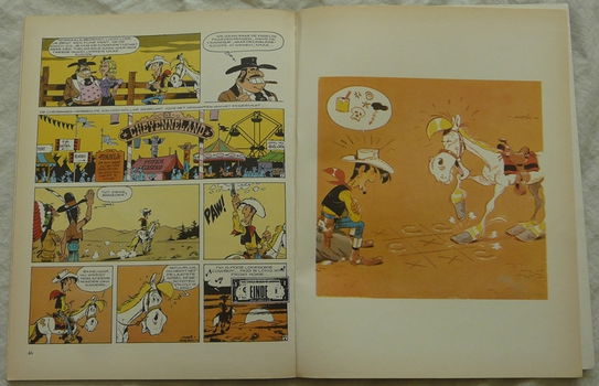 Strip Boek, Lucky Luke, De Premiejager, Nummer 9, Dargaud, 1982. - 2