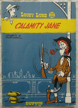 Strip Boek, Lucky Luke, Calamity Jane, Nummer 30, Dupuis, 1977. - 0