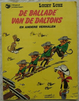 Strip Boek, Lucky Luke, De Ballade Van De Daltons En Andere Verhalen, Nummer 17, Dargaud, 1979. - 0