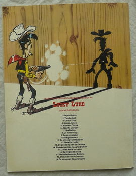 Strip Boek, Lucky Luke, De Strop Van De Gehangene En Andere Verhalen, Nummer 19, Dargaud, 1981. - 3