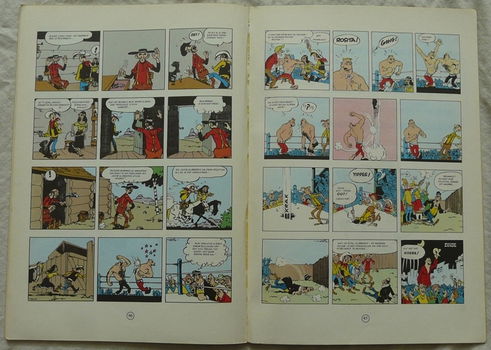 Strip Boek, Lucky Luke, Avonturen In Het Westen, Nummer 4, Dupuis, 1977. - 2