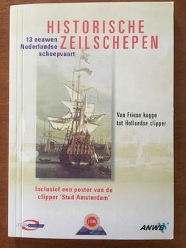 Historische zeilschepen Incl. poster 'Stad Amsterdam' - 0