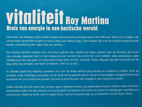 Vitaliteit - Roy Martina - 1