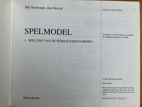 Spelmodel 1 - Spelling van de werkwoordsvormen - Korstanje - 2