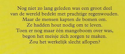 DE BOOM EN HET MEISJE - Annemarie van Haeringen - 1