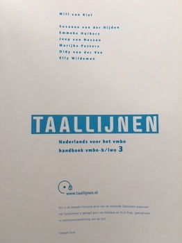 Taallijnen Nederlands / VMBO-K 3 / Handboek - 1