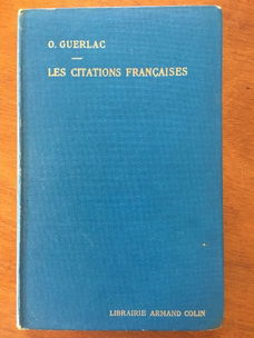 Les citations francaises - O. Guerlac