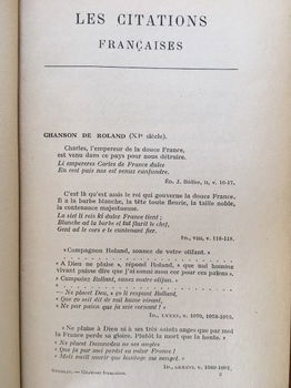 Les citations francaises - O. Guerlac - 2