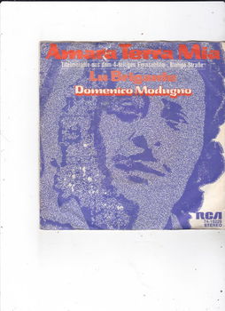 Single Domenico Modugno - Amara terra mia - 0