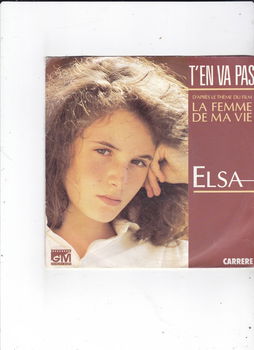 Single Elsa - T'en va pas - 0