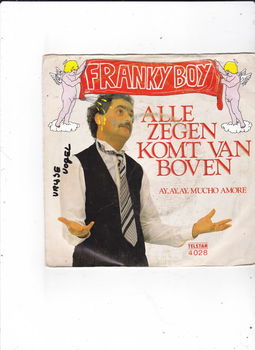 Telstar Single Franky Boy - Alle zegen komt van boven - 0