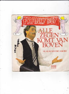 Telstar Single Franky Boy - Alle zegen komt van boven