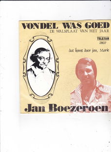 Telstar Single Jan Boezeroen - Vondel was goed