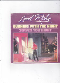 Single Lionel Richie - Running with the night - 0