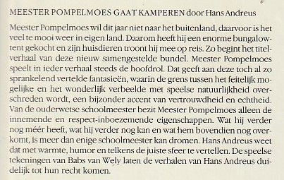 MEESTER POMPELMOES GAAT KAMPEREN - Hans Andreus - 1