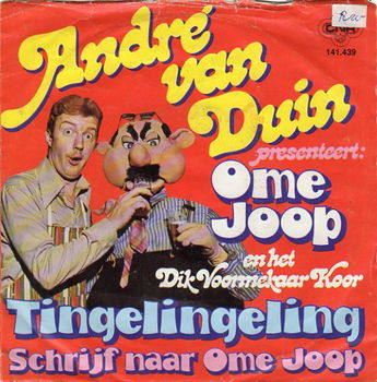 André van Duin Presenteert: Ome Joop En Het Dik Voormekaar Koor – Tingelingeling (1977) - 0