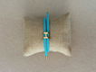 Turquoise blauwe koord armband met letter waterproof hermes - 0 - Thumbnail