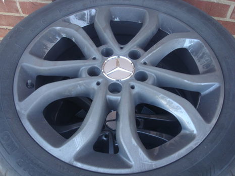 17’’Inch Originele Mercedes Avantgarde Velgen en banden Goodyear 5x112 - 7