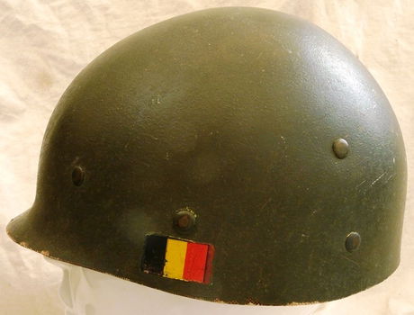 Helm Binnen / Liner, Fiber, België / Belgisch, type: M51, ABL, jaren'50.(Nr.3) - 0