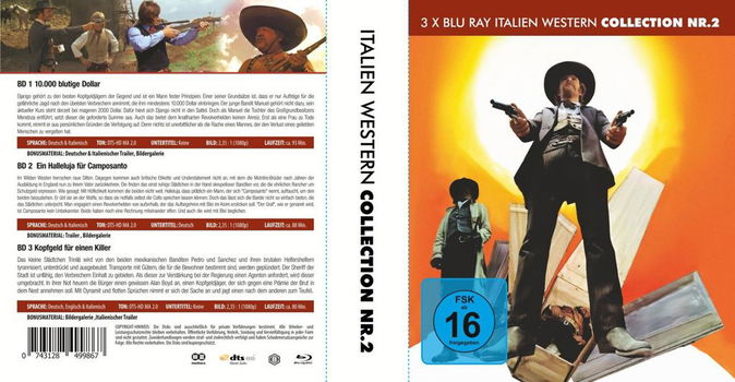 ITALIË WESTERN BLU-RAY BUNDELNR. 2 op 3 Blu-rays - 1