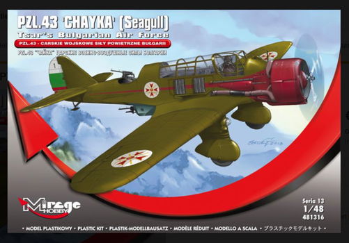 MI481316 Mirage-Hobby 481316 PZL.43 Cesarskie Wojskowe Siły Powietrzne Bułgarii - 0