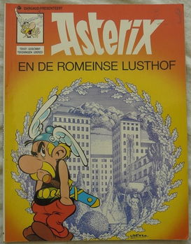 Strip Boek, Asterix, En De Romeinse Lusthof, Nummer 18, Dargaud, 1993. - 0