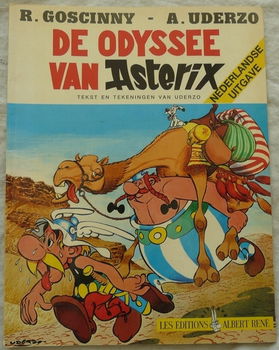 Strip Boek, Asterix, De Odyssee Van Asterix, Nummer 26, Les Editions Albert René, 1981. - 0