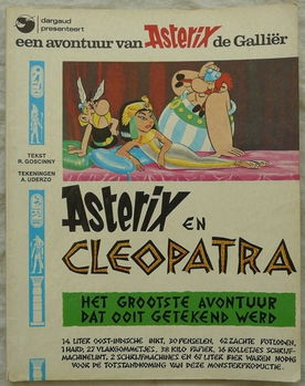 Strip Boek, Asterix, Asterix En Cleopatra, Nummer 6, Dargaud, 1979. - 0