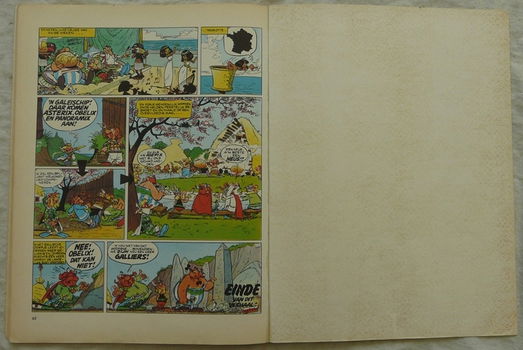 Strip Boek, Asterix, Asterix En Cleopatra, Nummer 6, Dargaud, 1979. - 2