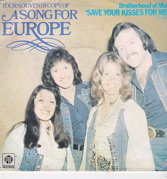 Single Brotherhood Of Man - Save your kisses for me - 0